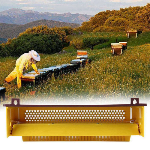 Plastic Pollen Trap Bee Keeping Tools Tray Entrance Pollen Collector 2
