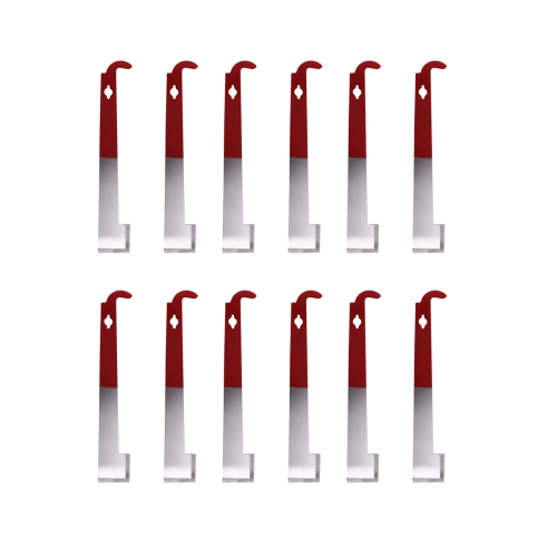 2 Pack Stainless Steel J Hook Bee Frame Lifter And Scraper Equipment