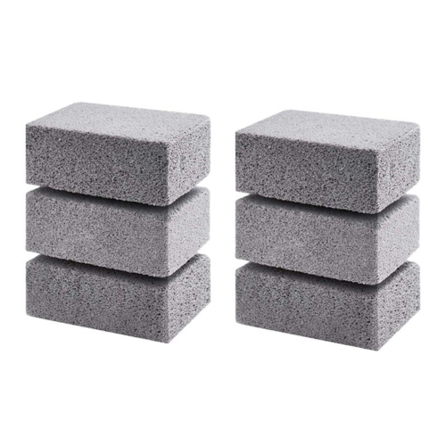 6Pcs BBQ Grill Clean Brick Barbecue Cleaning Stone Kitchen BBQ Tools 2