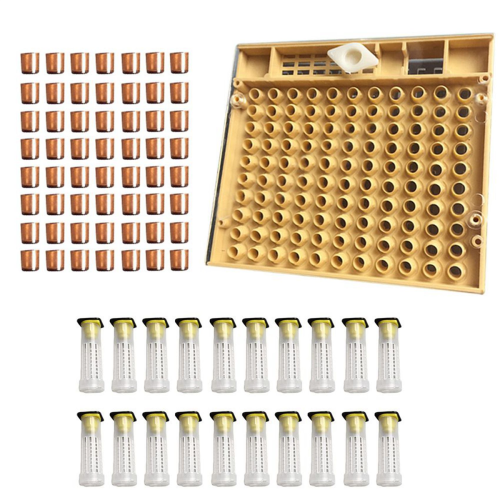 Beekeeping Tools Equipment Set Queen 110pcs Plastic Bee Cell Cups 1