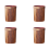 Retro Wood Grain Trash Can Living Room Kitchen Trash Can 1