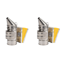 Stainless Steel Bee House Smoker Hive Equipment Beekeeper Tools