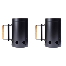 Barbecue Tools Charcoal Ignition Barrels Bamboo Chimney