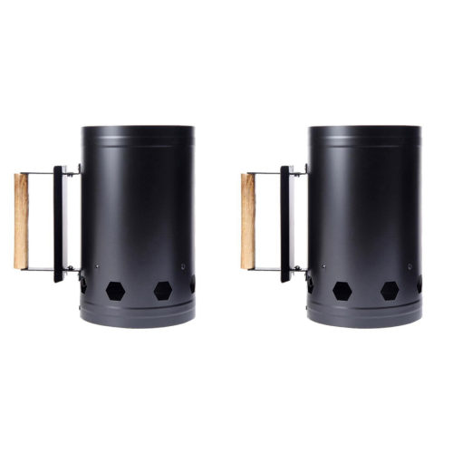 Barbecue Tools Charcoal Ignition Barrels Bamboo Chimney