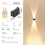 Solar Wall Light Outdoor Lighting Lamp for Courtyard Garden 5 Light 2