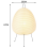 Japanese Rice Paper Lantern LED Table Lamp Tripod Floor Lamp,EU Plug 3
