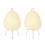 Japanese Rice Paper Lantern LED Table Lamp Tripod Floor Lamp,EU Plug 1