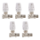 5X 3/4Inch Brass Thermostatic Radiator Valve Straight Type DN20 1