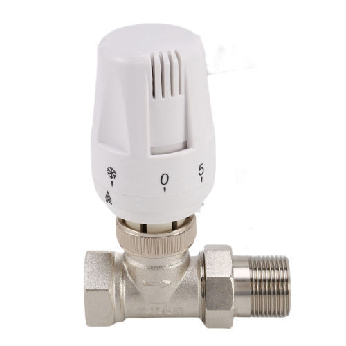 3X 3/4Inch Brass Thermostatic Radiator Valve Straight Type DN20 1