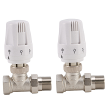 3/4Inch Brass Thermostatic Radiator Valve Straight Type DN20