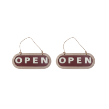 Double Sides Club Indoor Business Notice Bar Modern Wall Open Closed