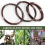 Bonsai Wire Kit- 9 Roll Anodized Aluminum Tree Training Wires - Brown 3