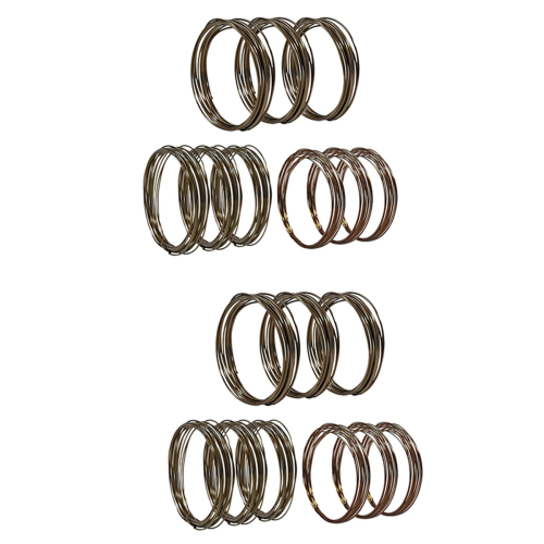 Bonsai Wire Kit- 9 Roll Anodized Aluminum Tree Training Wires - Brown