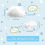 9PCS Clouds Decorations for Ceiling 4