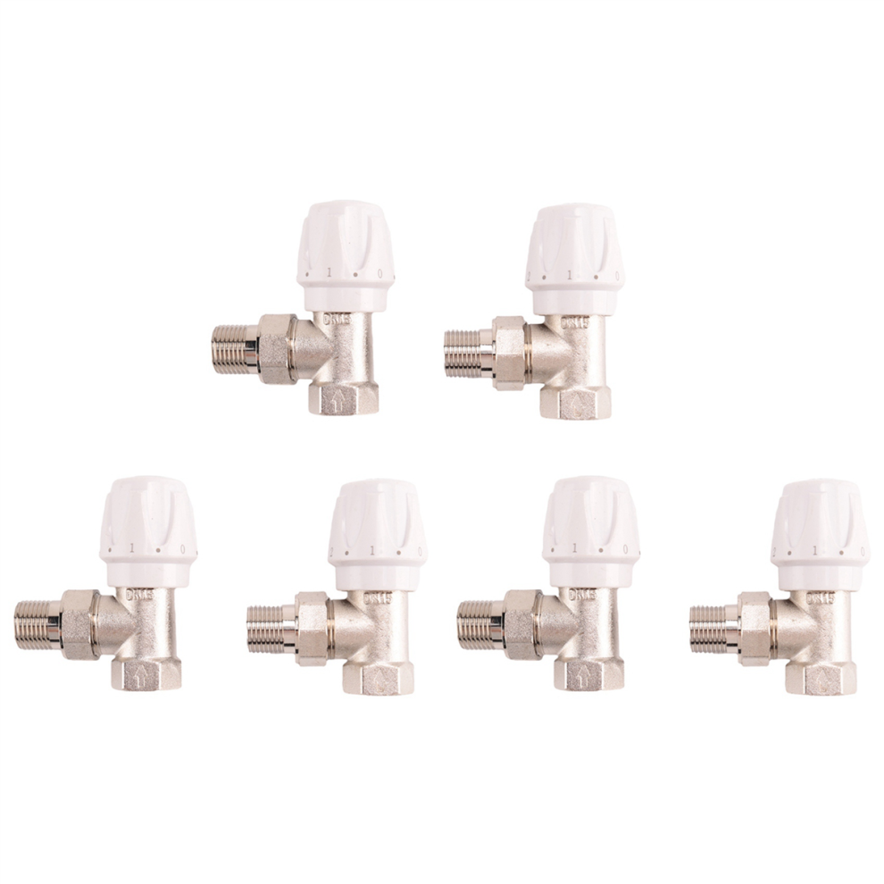 Thermostatic Radiator Valve 2Pcs 15Mm X 1/2Inch Thermostatic Angle 4711515502243