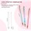 3 Pieces Air Release Weeding Pen Vinyl Installation Pen () 6