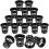 100 Pack 2.36 Inch Cups Slotted Mesh Wide Lip Filter Plant Net Pot 2