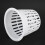 10pcs 3 inch Mesh Pot Net Planting Basket Hydroponic white 7