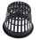 10pcs 3 inch Mesh Pot Net Planting Basket Hydroponic Black 5