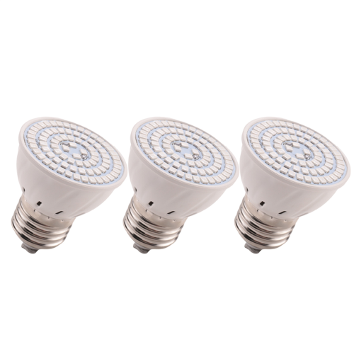 3X E27 80 Leds Full Spectrum Growth Light Phyto Lamp for Plants 1