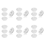 10Pcs 8Inch Clear Plant Saucer Plastic Drip Trays for Plants 1