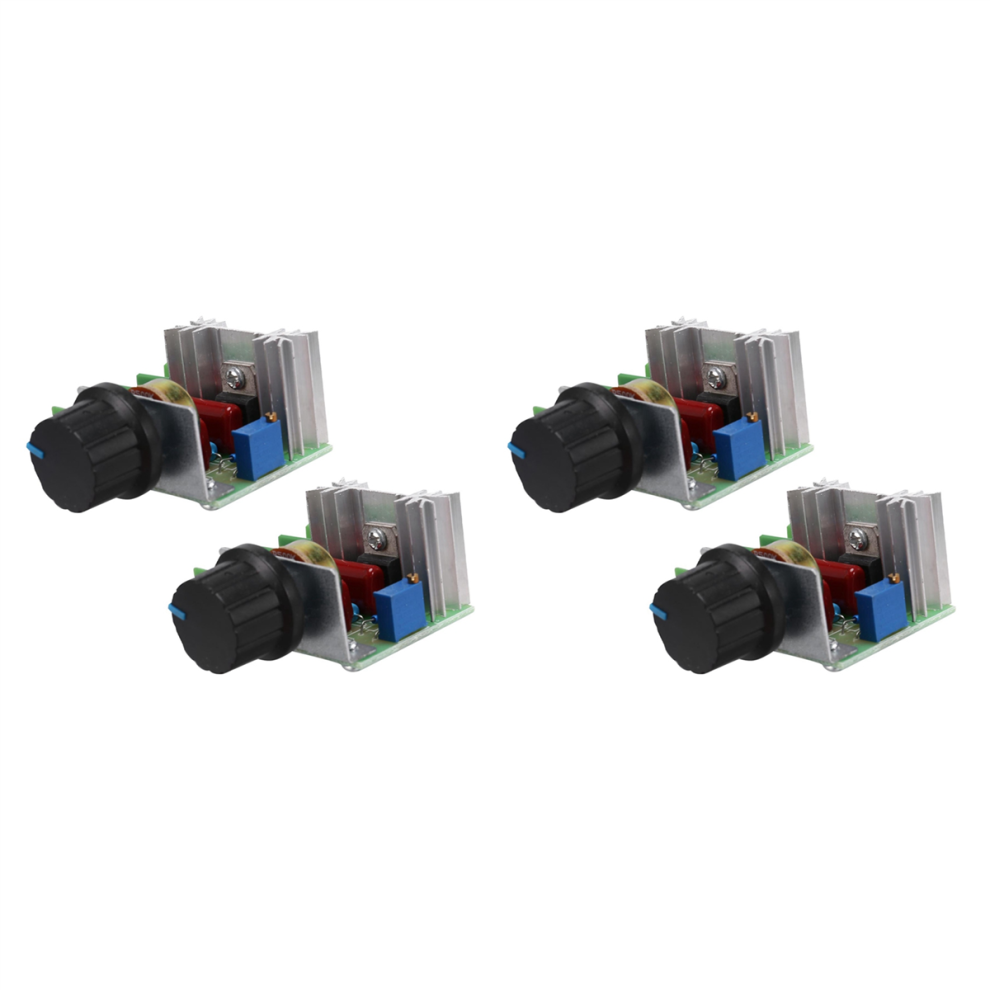 2 Pcs Speed Controller For Ac Motor Ac 220V 2000W Thyristor Motor 4711515514659