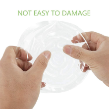 10Pcs 8Inch Clear Plant Saucer Plastic Drip Trays for Plants