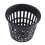 10pcs 3 inch Mesh Pot Net Planting Basket Hydroponic Black 5
