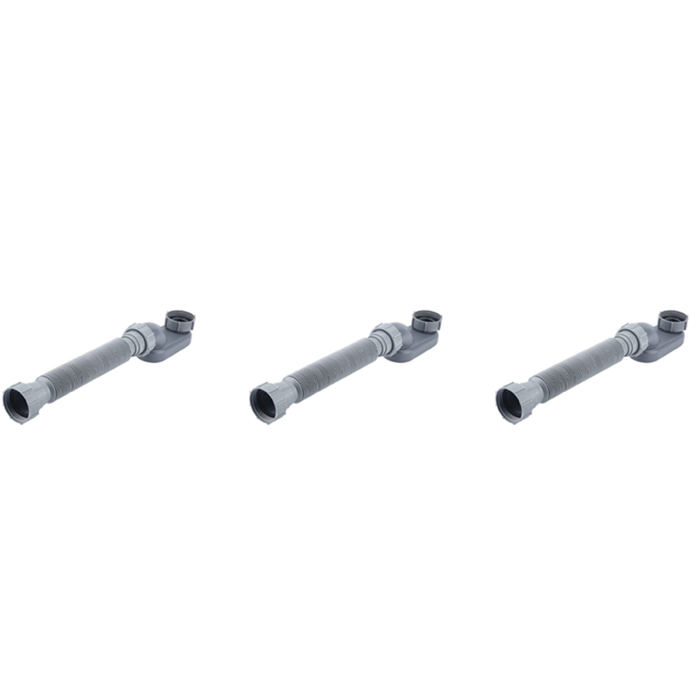 Low Profile 1 1/2 P Trap Flexible Bathtub Drain Pipe Flat P Trap Free 4711515511832