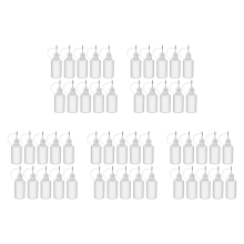 10Pcs 30Ml Plastic Squeezable Tip Applicator Bottle for Glue DIY
