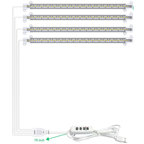Grow Light Strips, for Indoor Plants with Auto On/Off 3/9/12H Timer 2