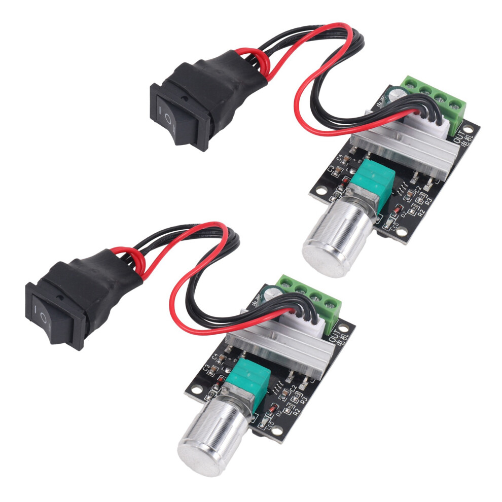 6V-24V 3A Pwm Dc Motor Speed Controller Forward Reverse Switch 4711515515977