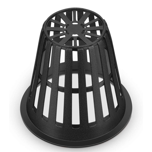 60 Pack 2 Inch Slotted Mesh Wide Lip Plant Net Basket for Hydroponics 2