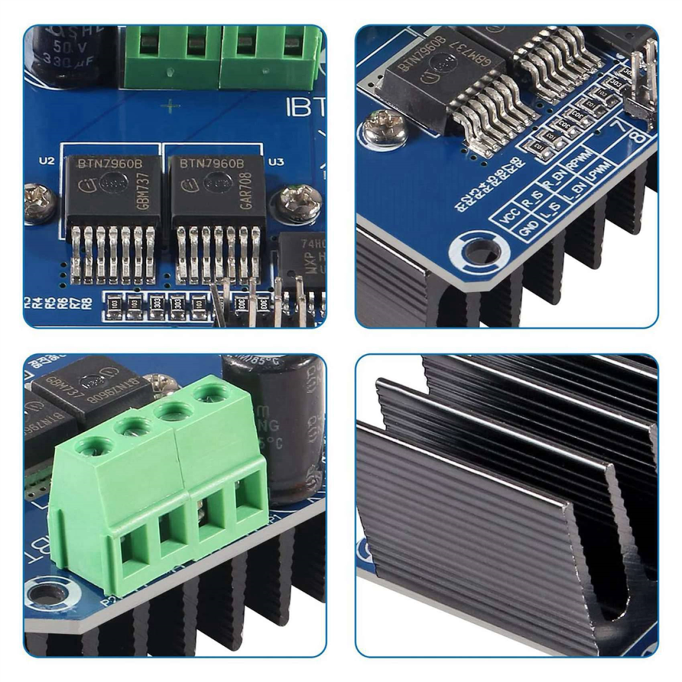 Bts7960 43A High Power Motor Driver Module Smart Car Driver Module 4711515516318