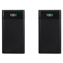 20000MAh Power Board for 6X18650 Battery DIY Powerbank Case(Black)