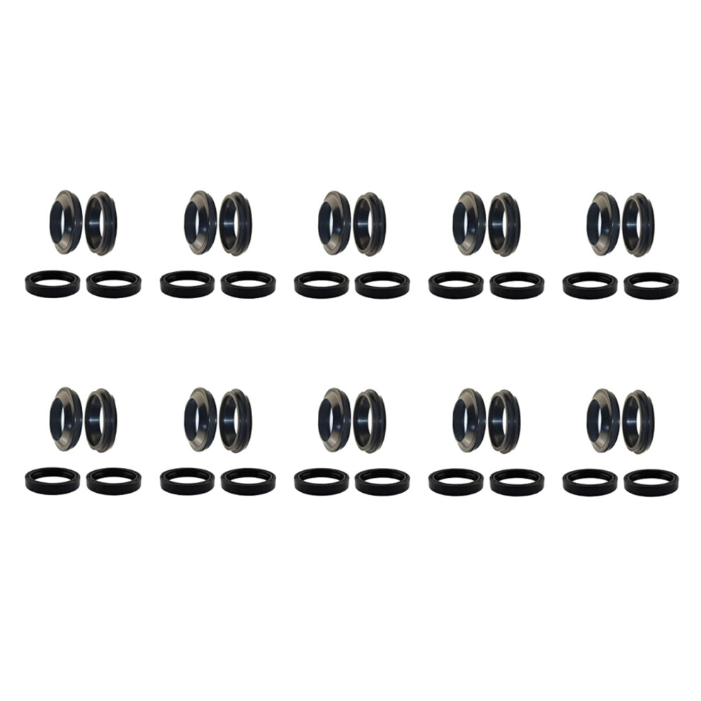 Motorcycle Front Fork Oil Seal And Dust Seal For Cb-1 Cb1 Cb400 Black 4711515522197