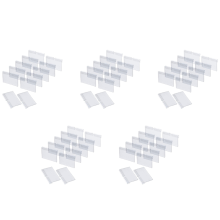 100Pcs Clear Plastic Label Holders for Wire Shelf Retail Price Label