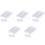 100Pcs Clear Plastic Label Holders for Wire Shelf Retail Price Label 1