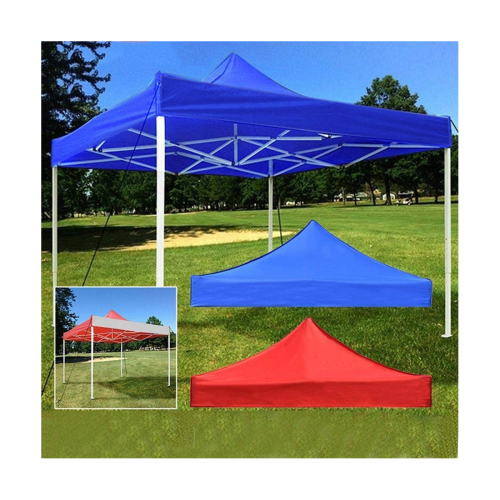 2X2M Four-Corner Tent Cloth Foldable Rainproof Replacement Blue 1