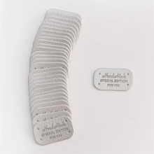 100Pcs Faux Leather Tags for Clothes Labels DIY Garment Accessories