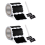 Wavy Shape Chalkboard Labels ,Erasable Reusable Rectangle Blackboard 1