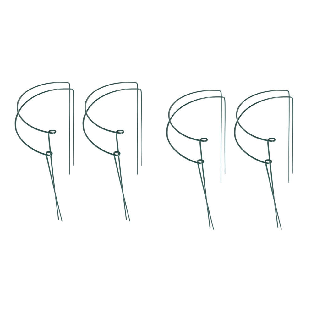 4 Pcs Plant Support Stakes Ring Cage Metal Garden Plant Stake-image-OPC-PJ8ZSD9-NEW
