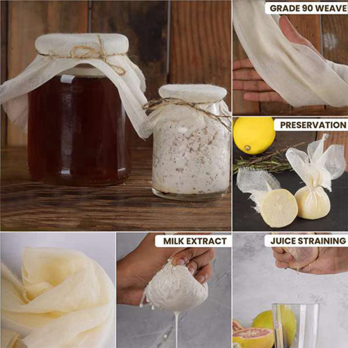 Muslin Cloths, Reusable and Washable Cheese Cloths for Straining 2