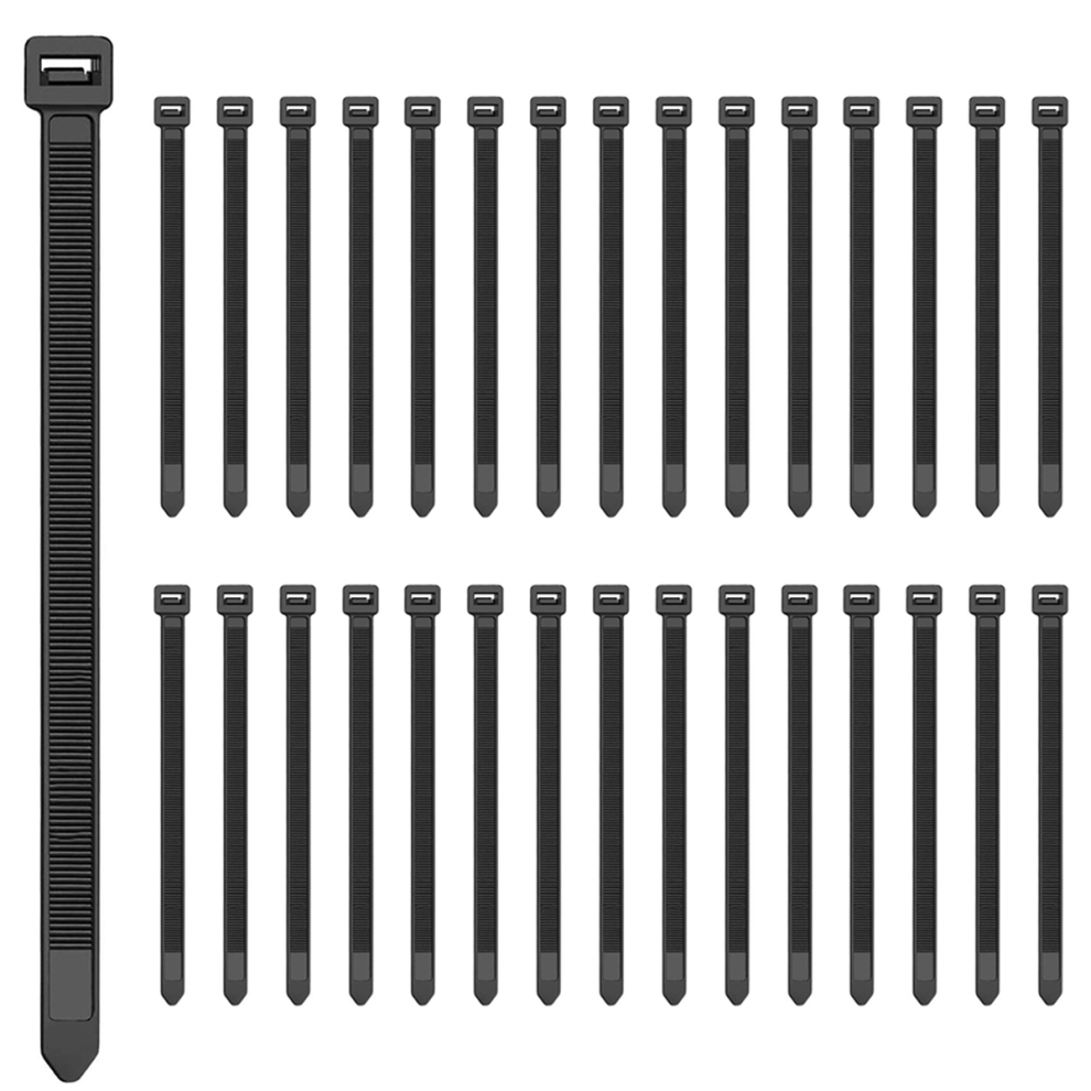 Zip Ties 12 Inch Zip Ties With 120 Pounds Tensile Strength, 100 Pcs 4711515527536