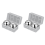 2Pcs Stainless Steel Cubes Quick-freeze Balls Whiskey Round Utensils 1