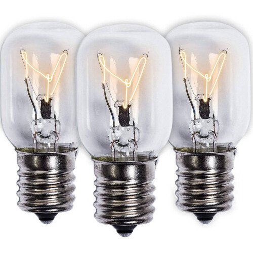 Microwave Light Bulb 40W E17 125V Part -Exact for Pack of 3 2