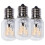 Microwave Light Bulb 40W E17 125V Part -Exact for Pack of 3 2