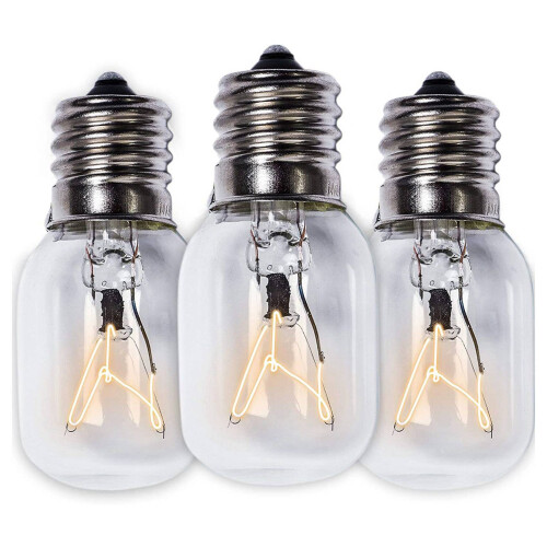 Microwave Light Bulb 40W E17 125V Part -Exact for Pack of 3 1