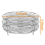 4X Three Stackable Dehydrator Racks for Gowise 4