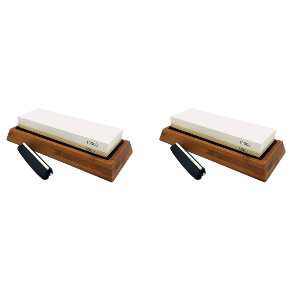 Whetstone Set,5000/10000 Grit Double-Sided Knife Sharpening Stone 4712135822346